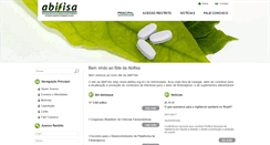 Desktop Screenshot of abifisa.org.br